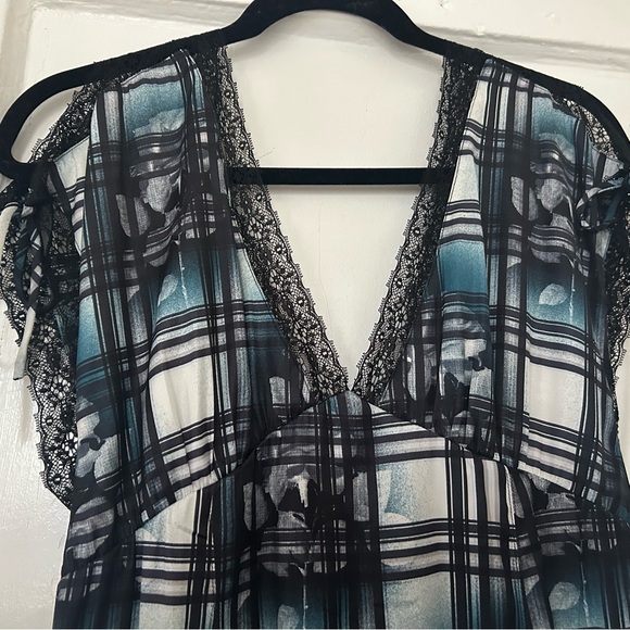 Urban Outfitters Sweet Melody Lace Trim Midi Dress - Picture 5 of 8